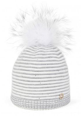Women\'s hat Granadilla Redford Fur Pearl Grey